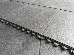 16mm Rubber Gym Flooring Tiles - Interlocking