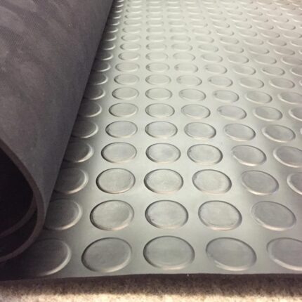 Coin Rubber Matting - 2m Wide, 2.5mm