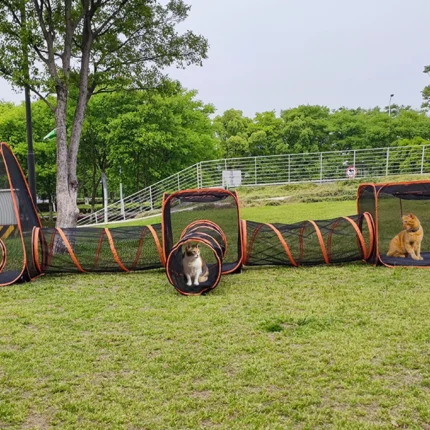 Outdoor Play Tent Tunnel Cube Compound