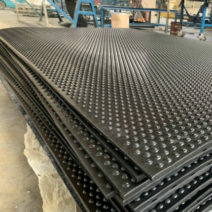 12mm Gym Rubber Flooring Mat - 4pcs